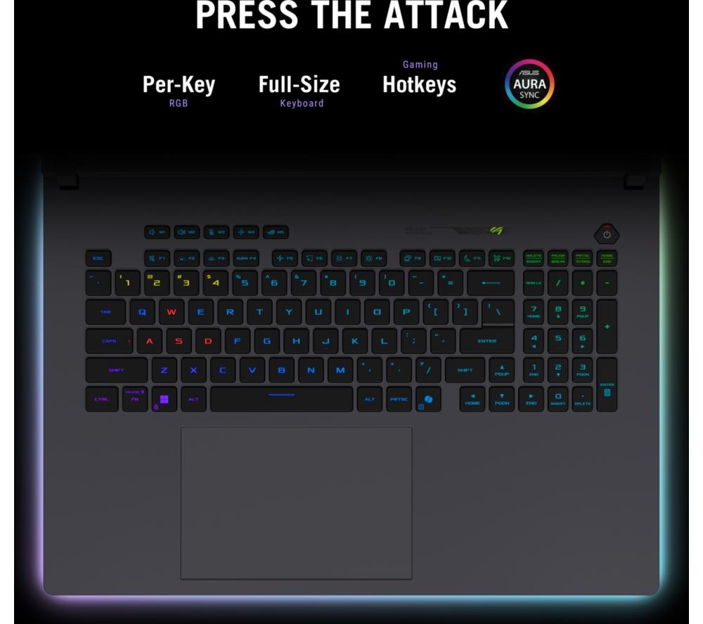 ASUS ROG Strix G18 18" Gaming Laptop - Intel&reg; Core&trade; Ultra 9, RTX 5080, 2 TB SSD image number 18 of 29