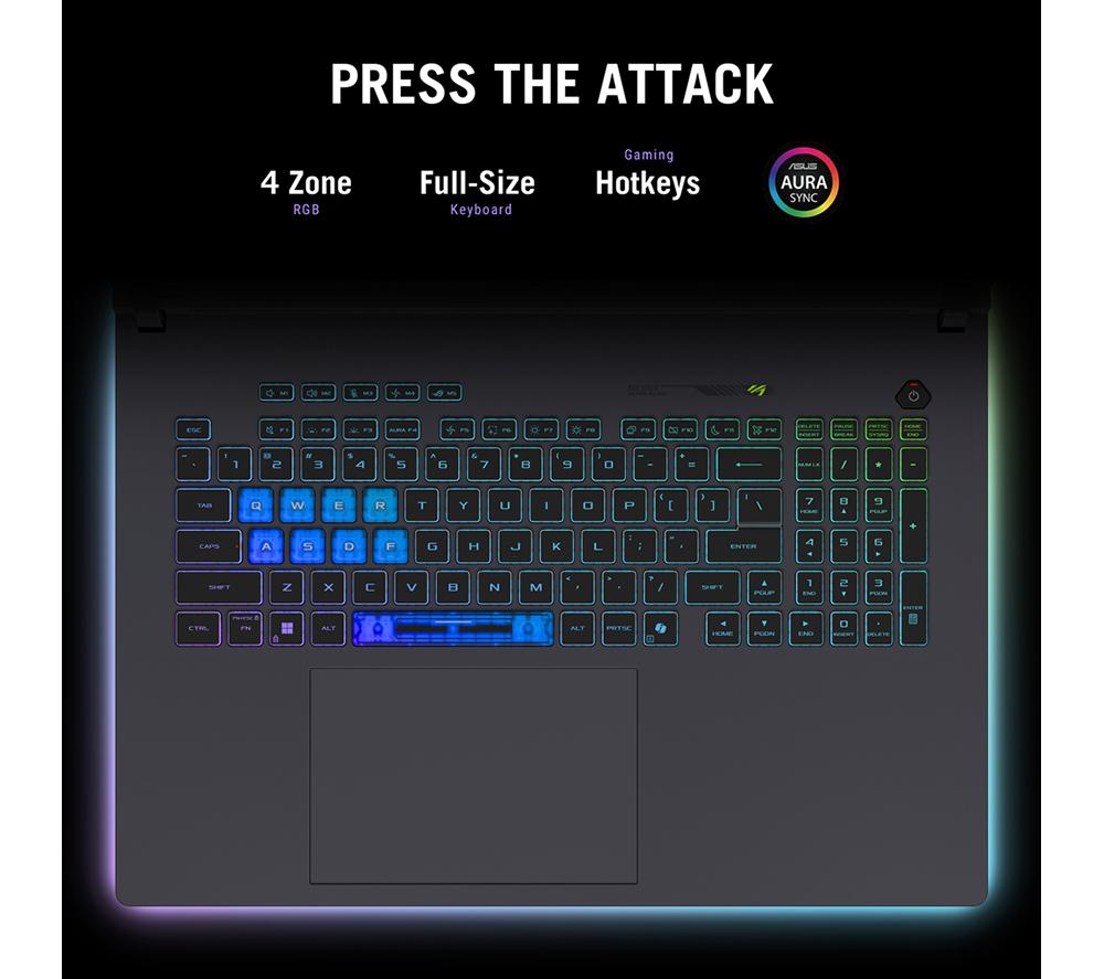 ASUS ROG Strix G18 18" Gaming Laptop - Intel&reg; Core&trade; Ultra 9, RTX 5080, 2 TB SSD image number 21 of 29