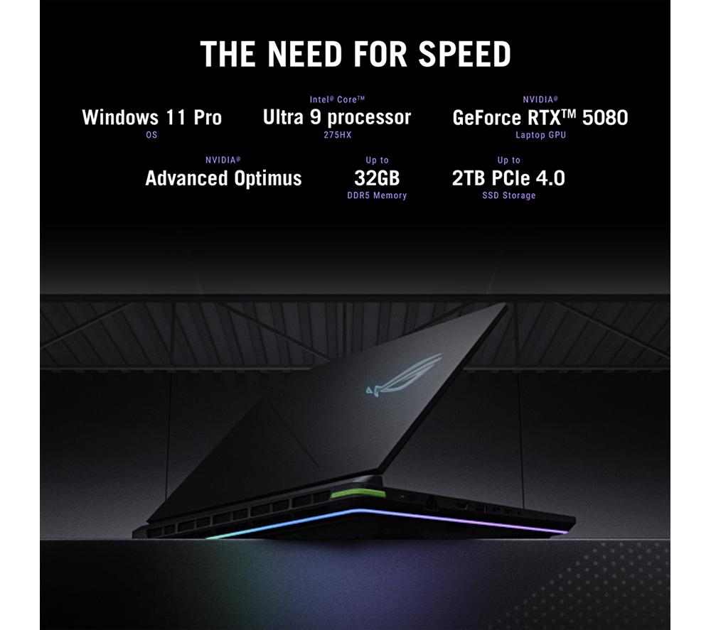 ASUS ROG Strix G18 18" Gaming Laptop - Intel&reg; Core&trade; Ultra 9, RTX 5080, 2 TB SSD image number 24 of 29