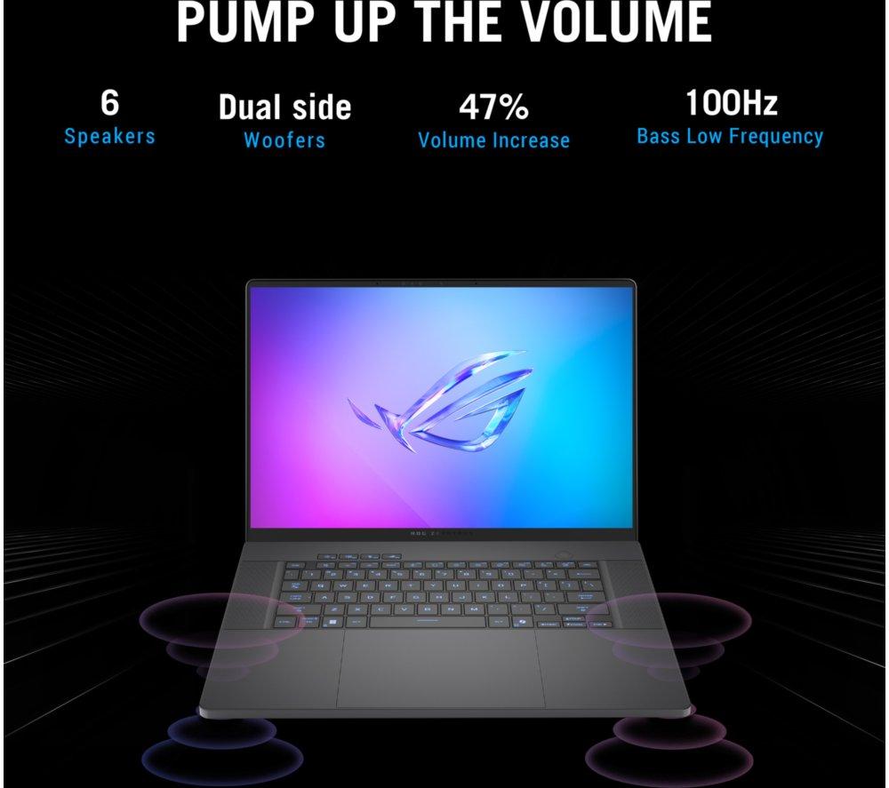 ASUS ROG Zephyrus G16 16" Gaming Laptop - Intel&reg; Core&trade; Ultra 9, RTX 5080, 2 TB SSD image number 18 of 29