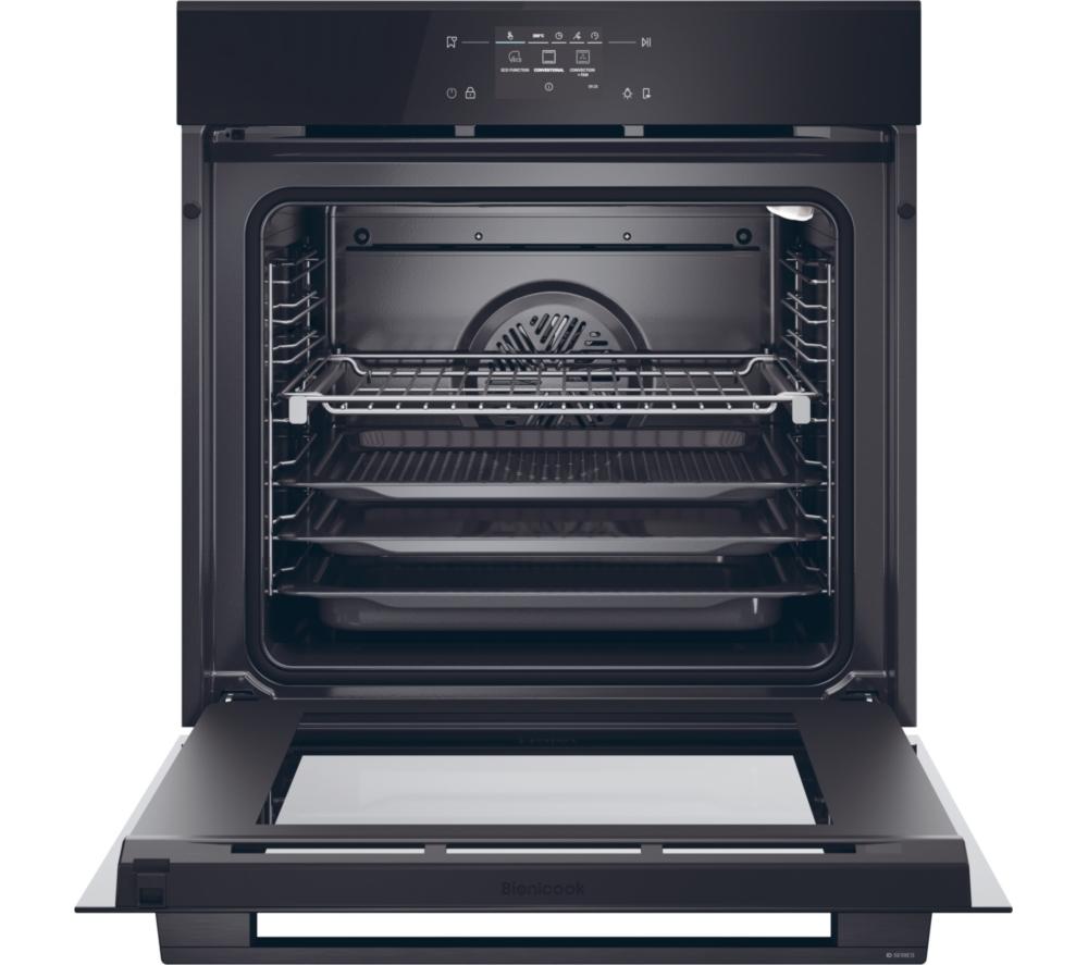 HAIER Air Fry ID Series 2 H6 ID25L5YTX Electric Pyrolytic Smart Oven - Black image number 2 of 20