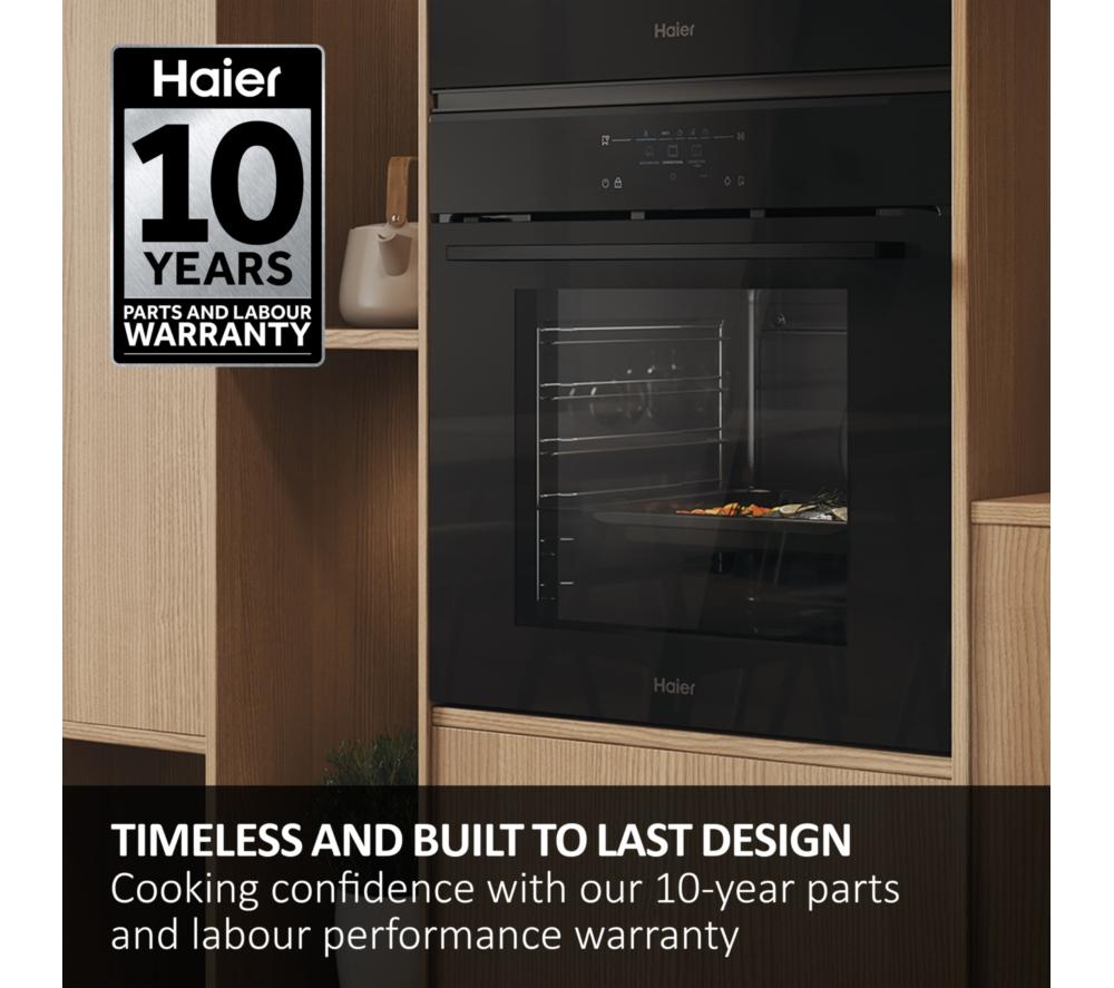 HAIER Air Fry ID Series 2 H6 ID25L5YTX Electric Pyrolytic Smart Oven - Black image number 4 of 20