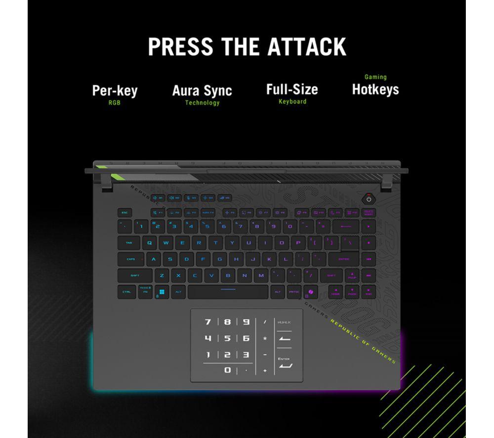 ASUS ROG Strix G16 16" Gaming Laptop - AMD Ryzen 9, RTX 5070 Ti, 1 TB SSD image number 13 of 27