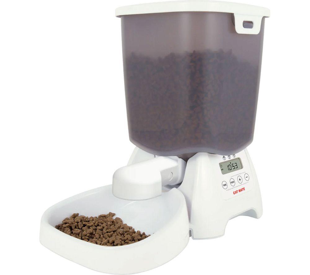 CLOSER PETS Cat Mate C3000 Automatic Pet Food Dispenser - White image number 7 of 7