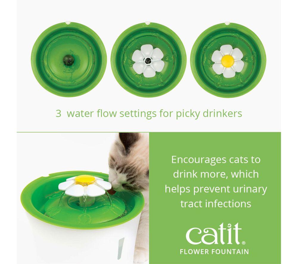 CATIT Flower Water Fountain - White image number 9 of 14