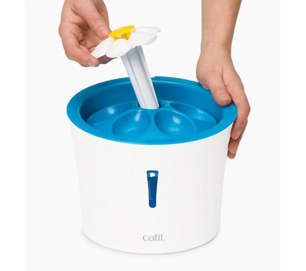 CATIT LED Flower Water Fountain - White image number 12 of 17