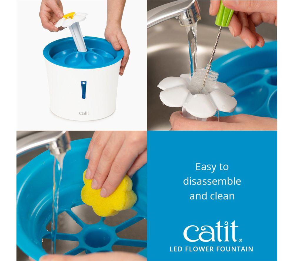 CATIT LED Flower Water Fountain - White image number 16 of 17