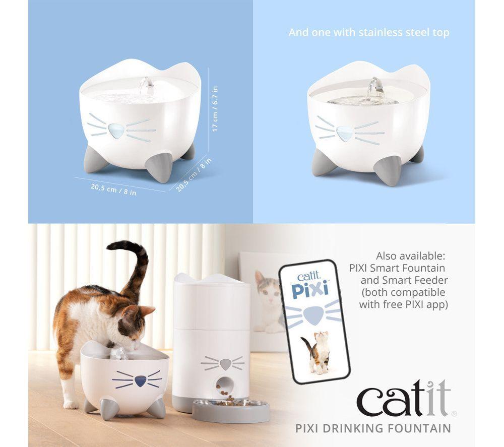 CATIT Pixi Pet Water Fountain - Blue image number 5 of 6