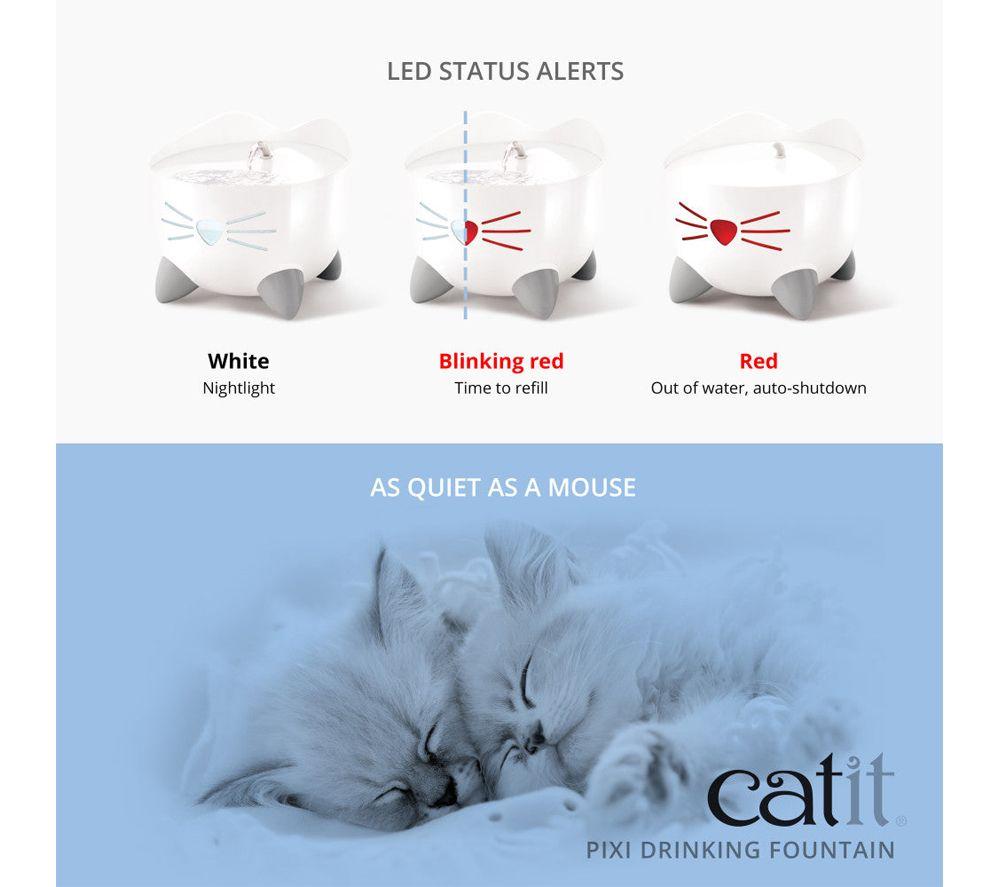 CATIT Pixi Pet Water Fountain - Pink image number 3 of 6