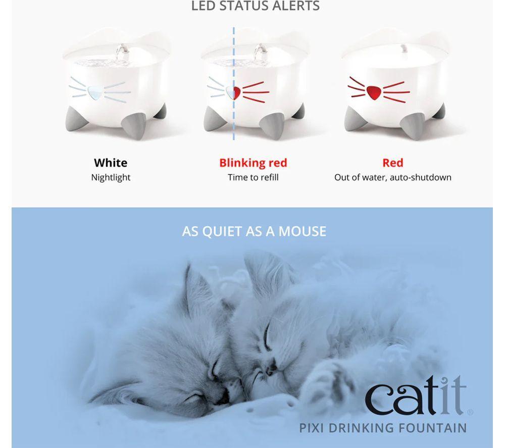 CATIT Pixi Pet Water Fountain - White image number 2 of 3