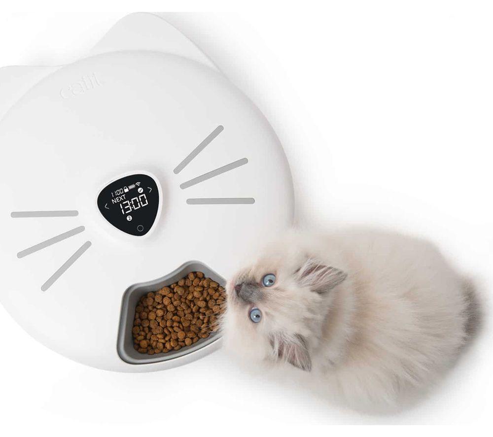CATIT PIXI Smart 6-Meal Feeder - White image number 2 of 4