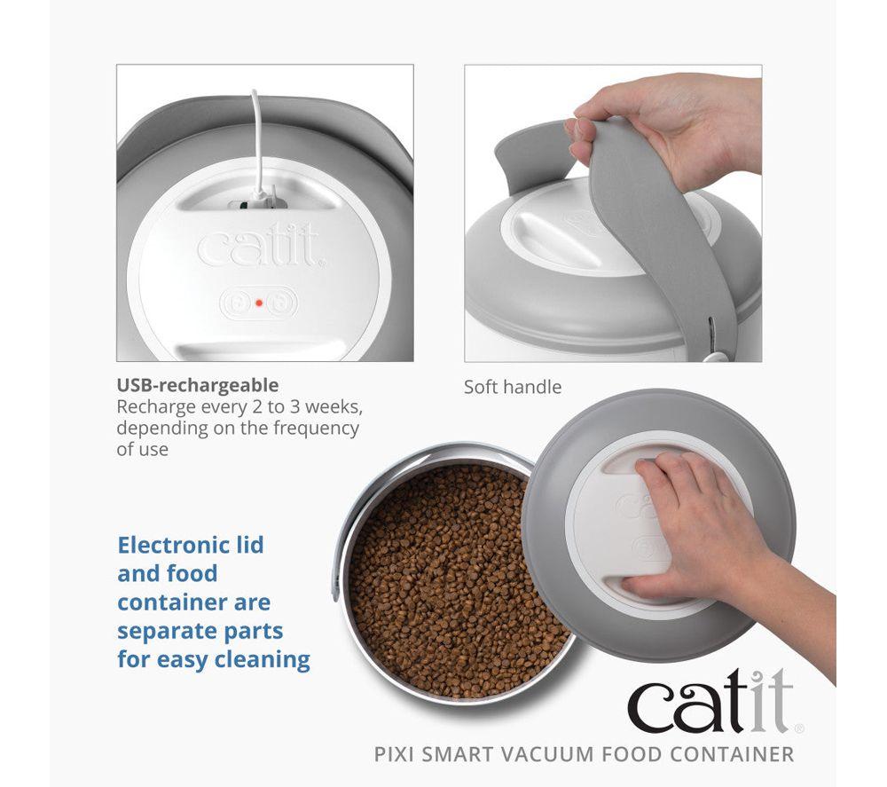 CATIT Pixi Smart Vacuum Dry Food Container - White image number 7 of 8