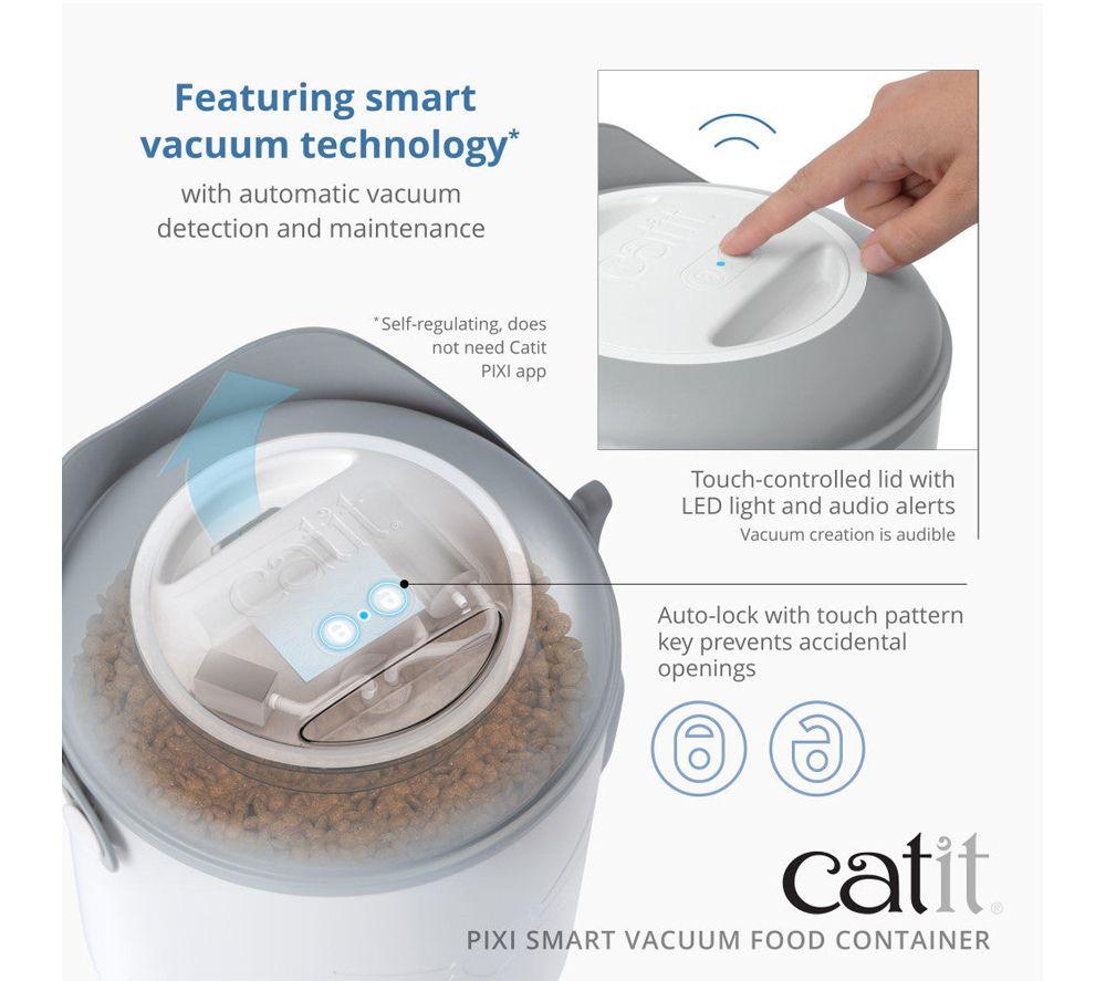 CATIT Pixi Smart Vacuum Dry Food Container - White image number 8 of 8