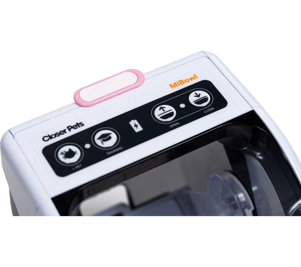 CLOSER PETS MiBowl CP500 Automatic Selective Microchip Pet Feeder - White & Grey image number 4 of 5
