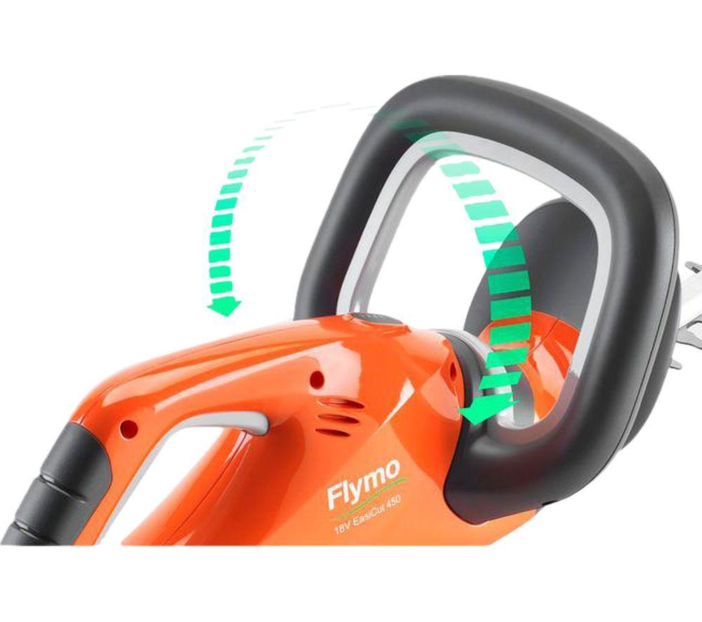 FLYMO EasiCut 450 KIT 2.0 Cordless Hedge Trimmer - Orange image number 7 of 13