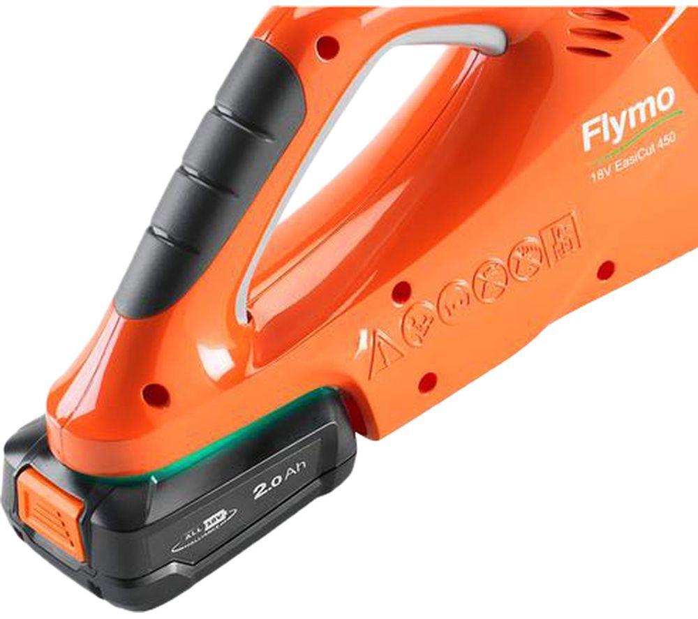 FLYMO EasiCut 450 KIT 2.0 Cordless Hedge Trimmer - Orange image number 13 of 13