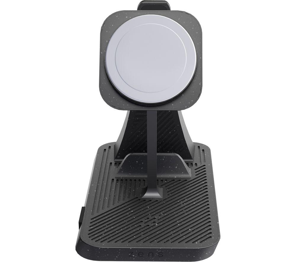 ZENS Modular Series Qi 3-in-1 Magnetic 30 W Wireless Charging Stand - Black image number 2 of 4