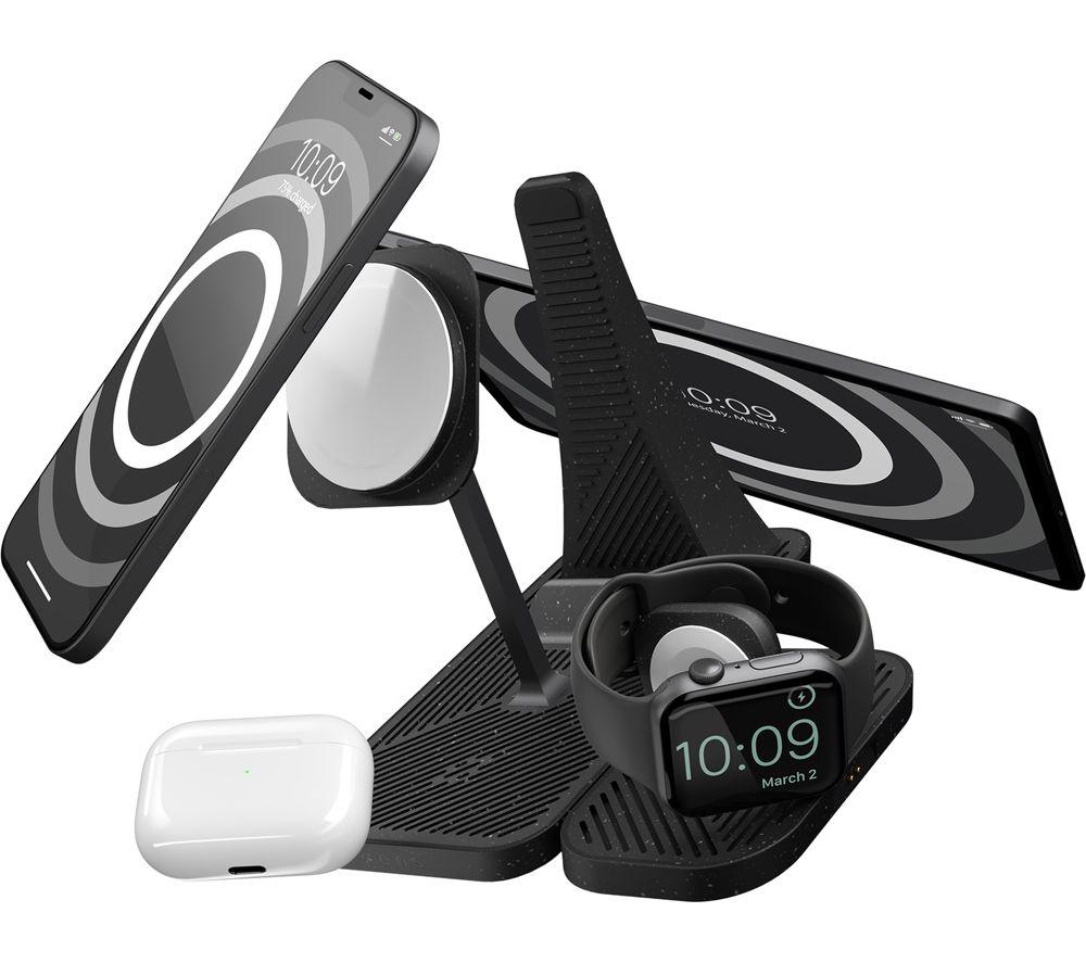 ZENS Modular Series Qi 4-in-1 Magnetic 30 W Wireless Charging Stand - Black image number 3 of 5