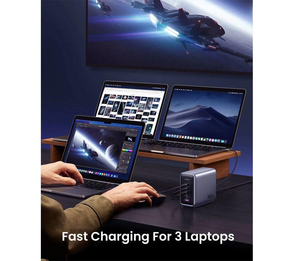 UGREEN Nexode 300 W Multiport GaN Universal USB Charger - 2 m image number 4 of 5
