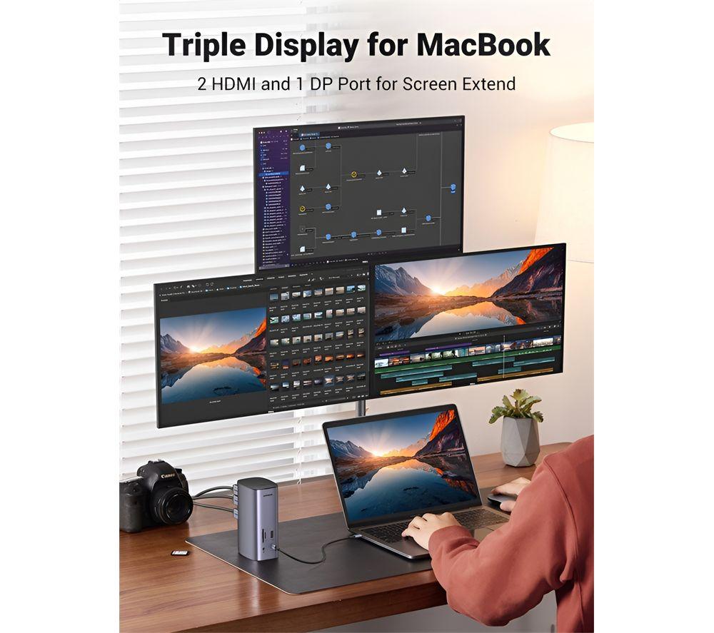 UGREEN Revodok Pro 100 W 12-Port USB Type-C Docking Station image number 2 of 8