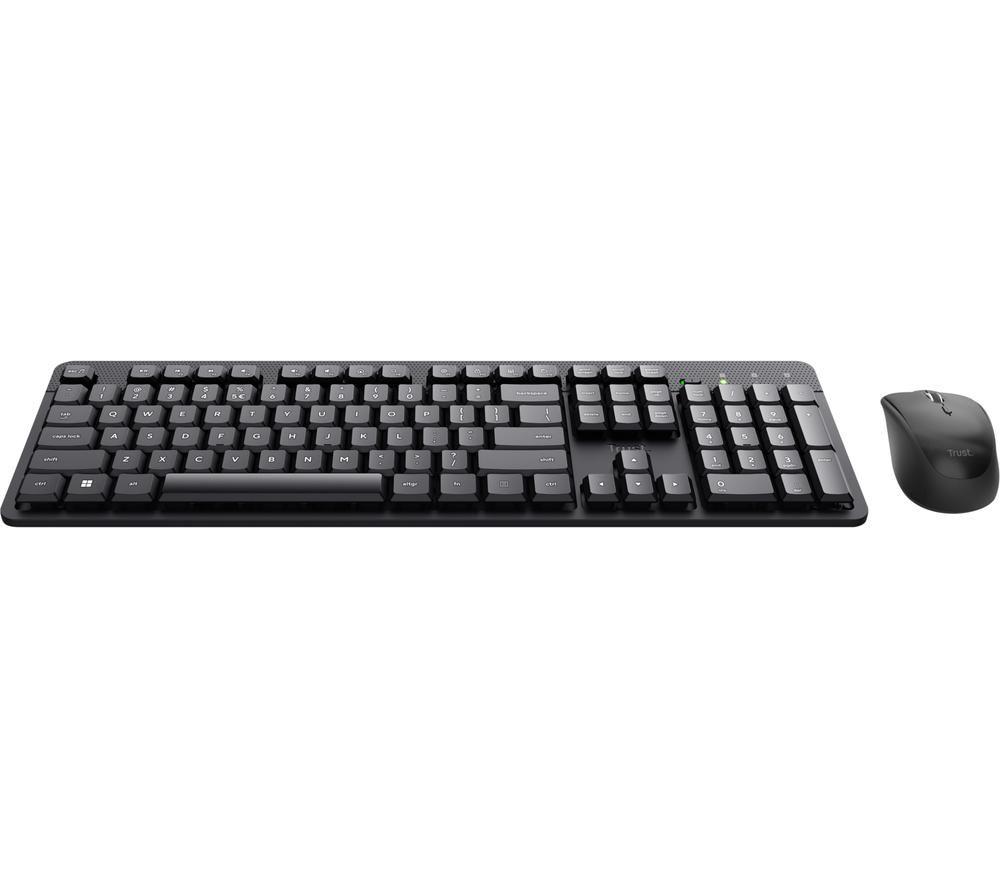 TRUST Ody II Wireless Keyboard & Mouse Set - Black image number 3 of 4
