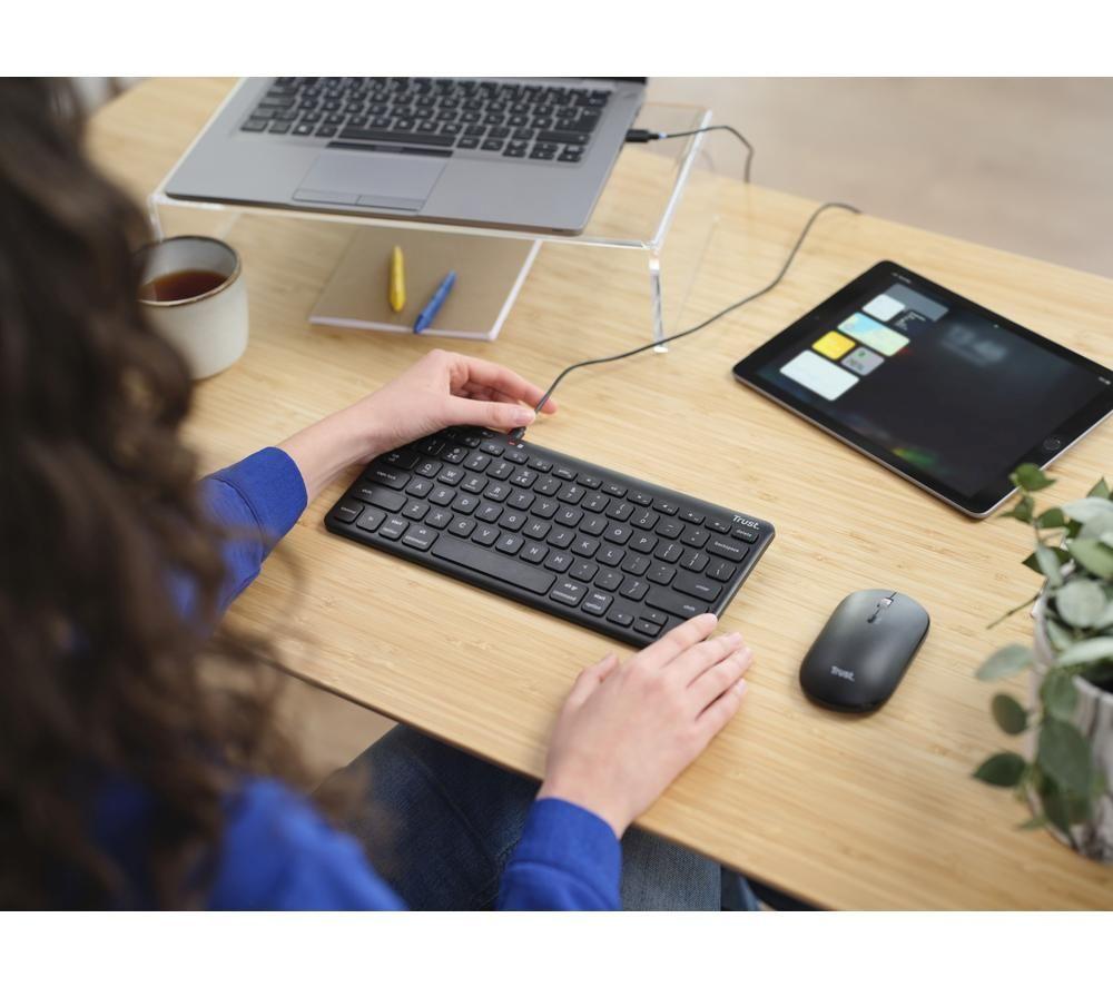 TRUST Lyra Wireless Keyboard - Black image number 12 of 14