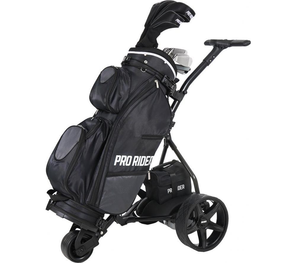 PRO RIDER 36 Hole Electric Golf Trolley - Black image number 3 of 9