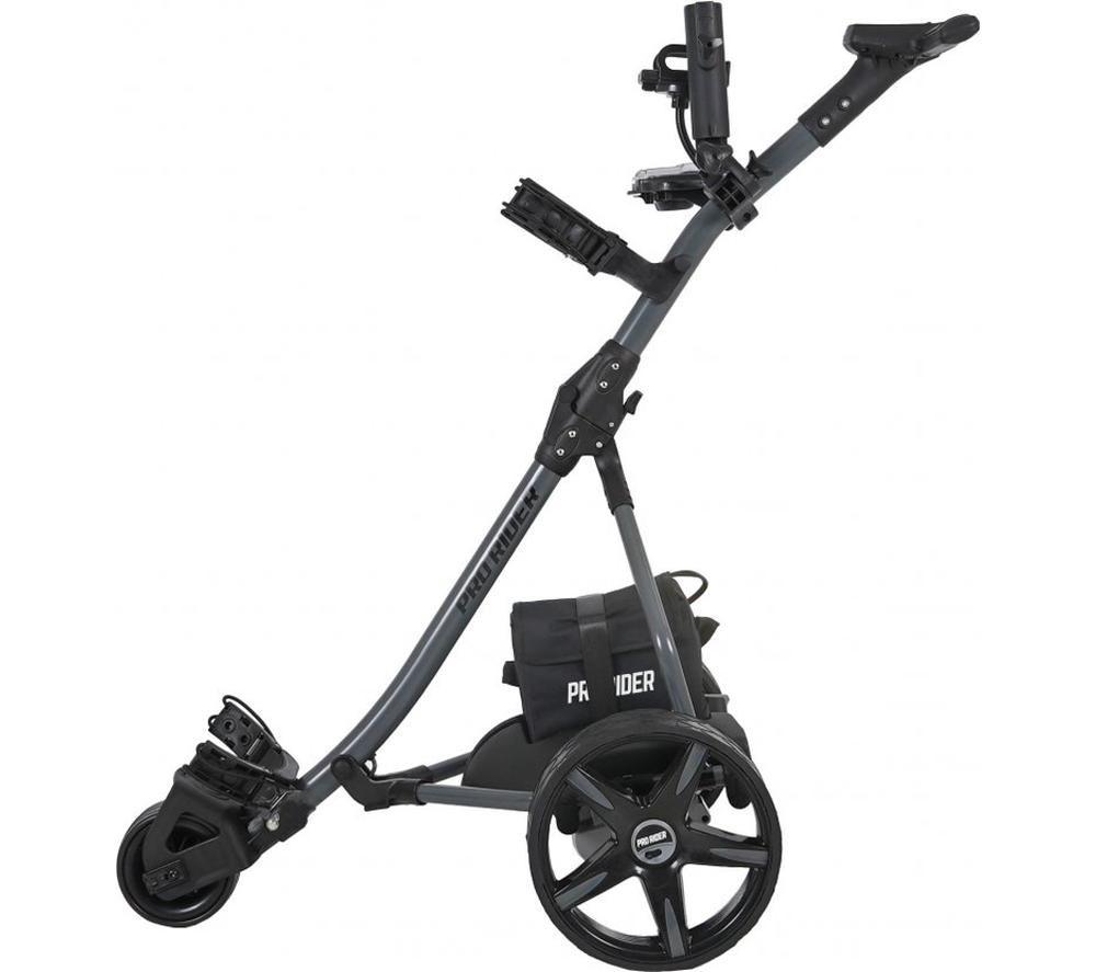 PRO RIDER 36 Hole Electric Golf Trolley - Grey image number 2 of 11
