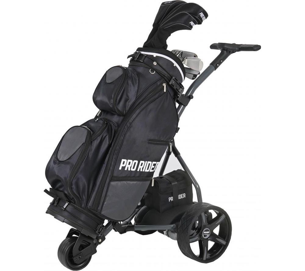 PRO RIDER 36 Hole Electric Golf Trolley - Grey image number 3 of 11