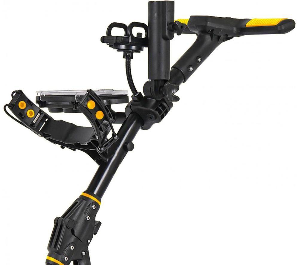 PRO RIDER 36 Hole Electric Golf Trolley - Yellow & Black image number 9 of 12
