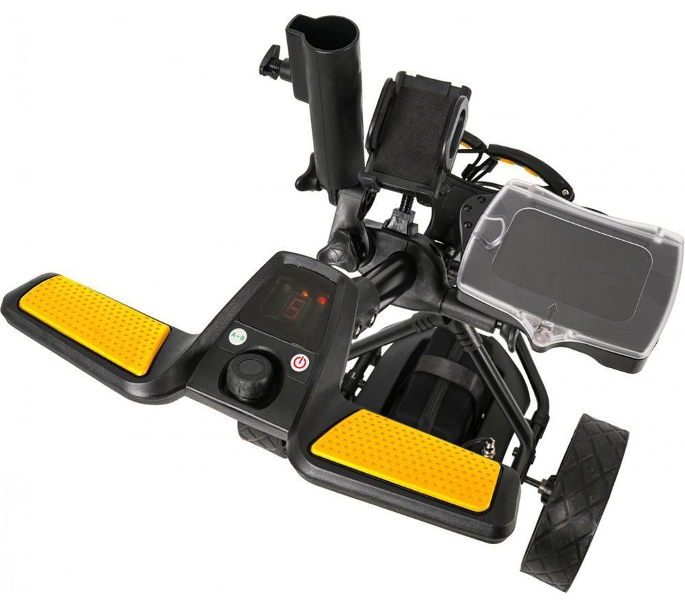 PRO RIDER 36 Hole Electric Golf Trolley - Yellow & Black image number 12 of 12