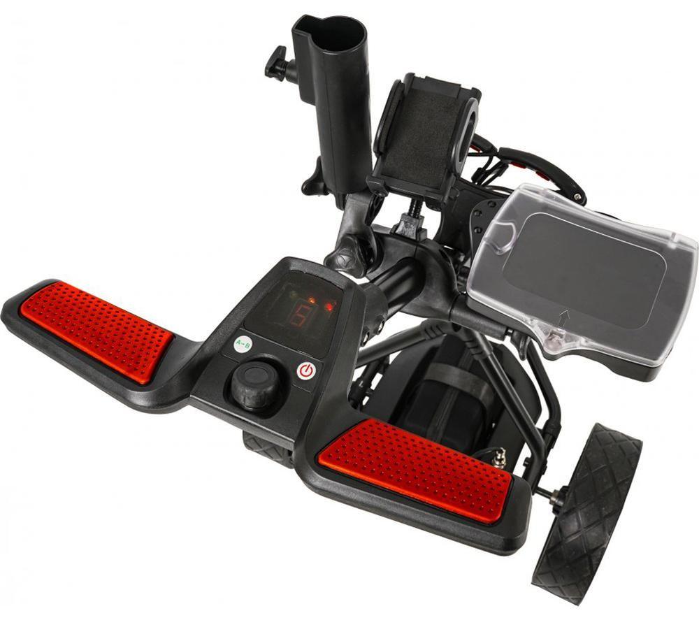 PRO RIDER 36 Hole Electric Golf Trolley - Black & Red image number 9 of 9