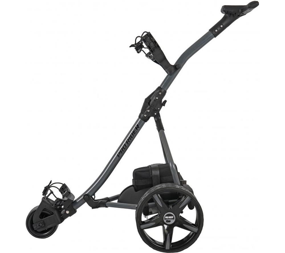 PRO RIDER 18 Hole Electric Golf Trolley - Grey image number 2 of 10