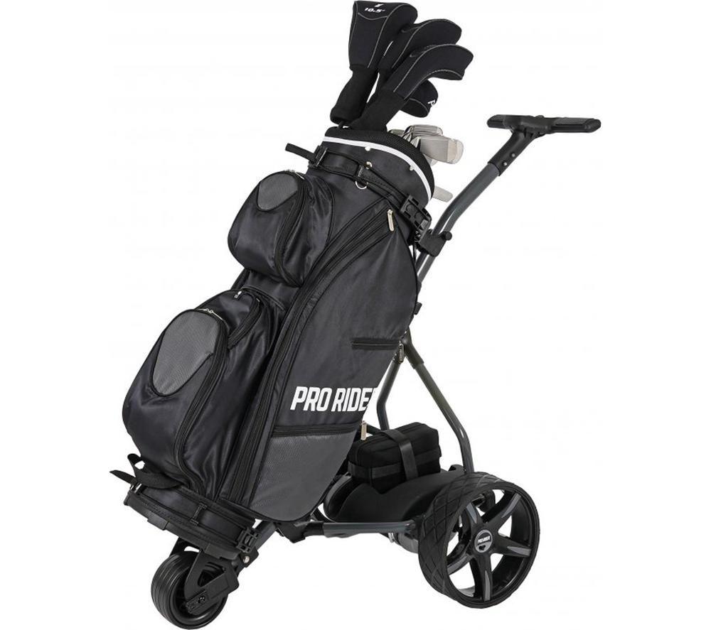 PRO RIDER 18 Hole Electric Golf Trolley - Grey image number 3 of 10