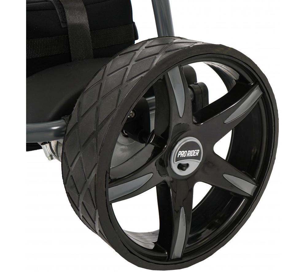 PRO RIDER 18 Hole Electric Golf Trolley - Grey image number 7 of 10