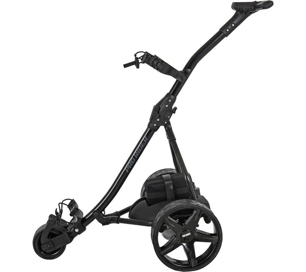 PRO RIDER 18 Hole Electric Golf Trolley - Black image number 2 of 7