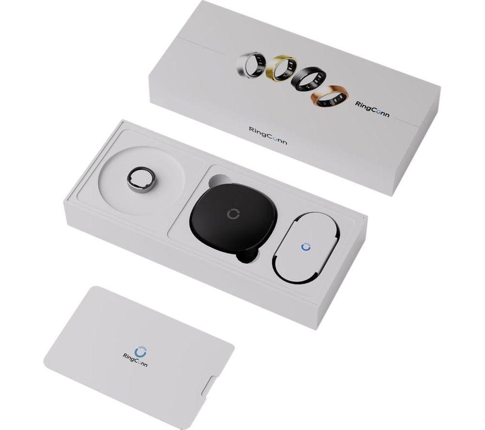 RINGCONN Gen 2 Smart Ring - Future Silver, Size 6 image number 2 of 10
