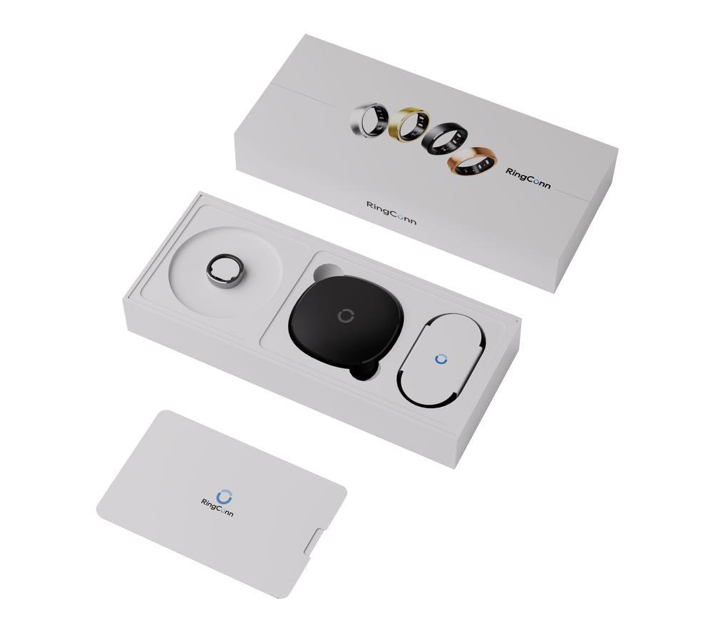 RINGCONN Gen 2 Smart Ring - Silver, Size 7 image number 10 of 10