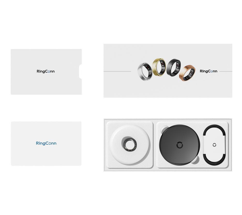 RINGCONN Gen 2 Smart Ring - Matte Black, Size 9 image number 7 of 7