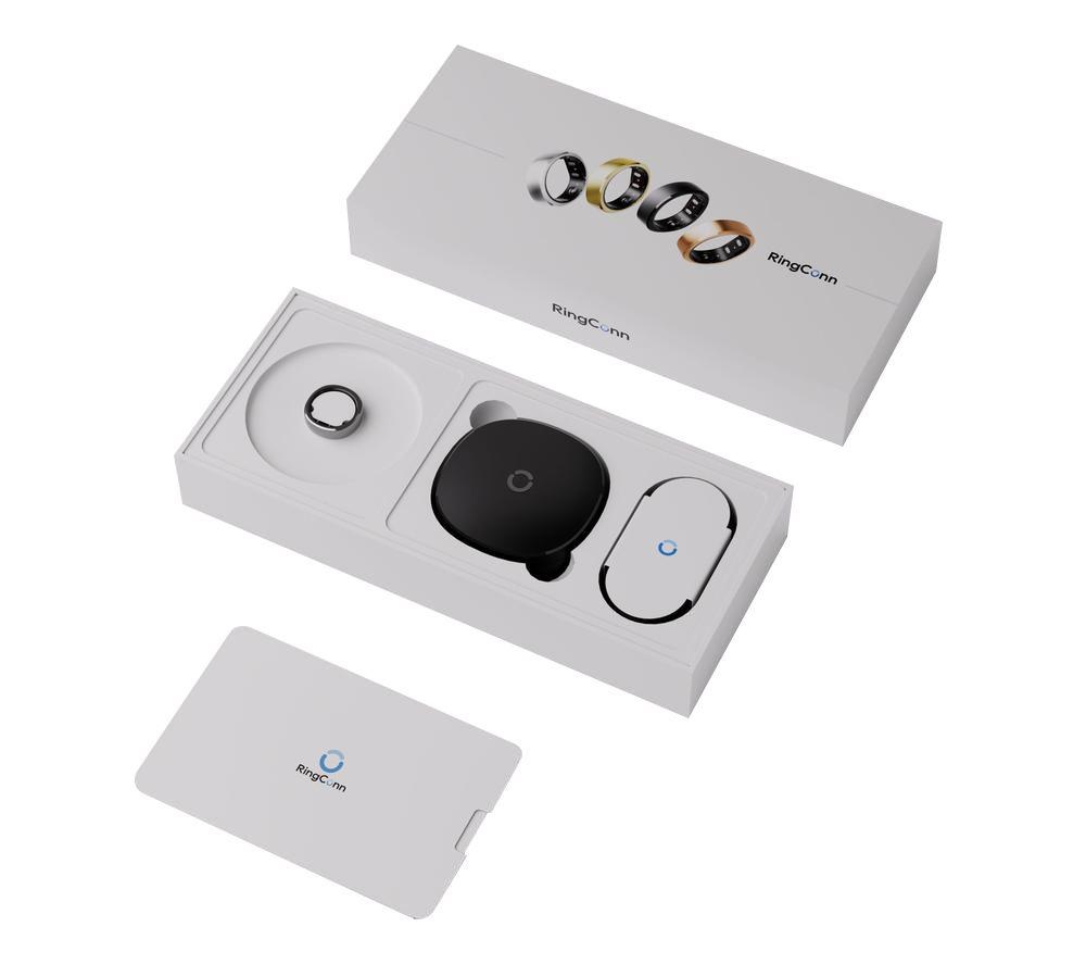 RINGCONN Gen 2 Smart Ring - Silver, Size 10 image number 2 of 9