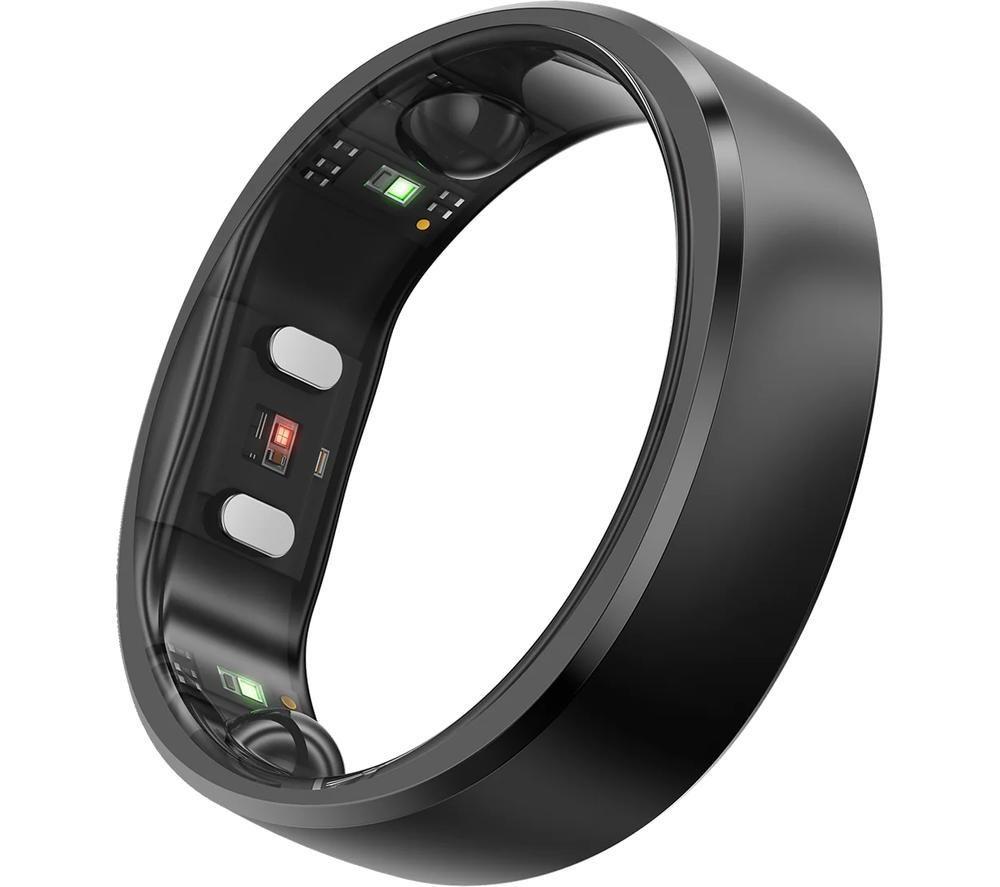Ringconn Gen 2 Smart Ring - Matte Black, Size 11, Black