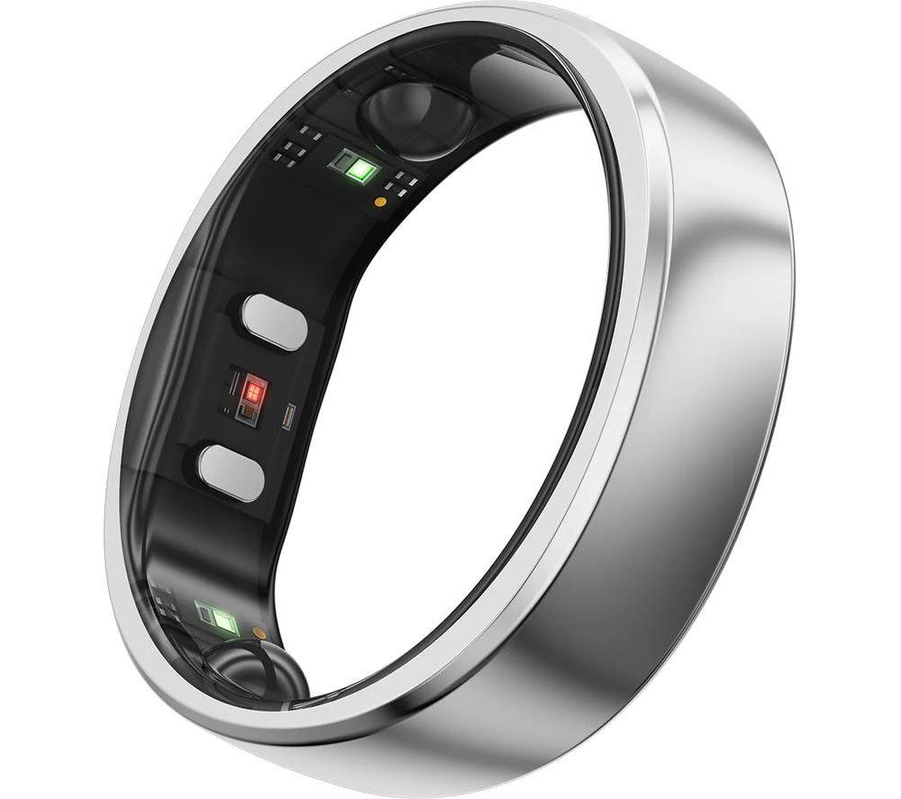RINGCONN Gen 2 Smart Ring - Future Silver, Size 12 image number 2 of 10