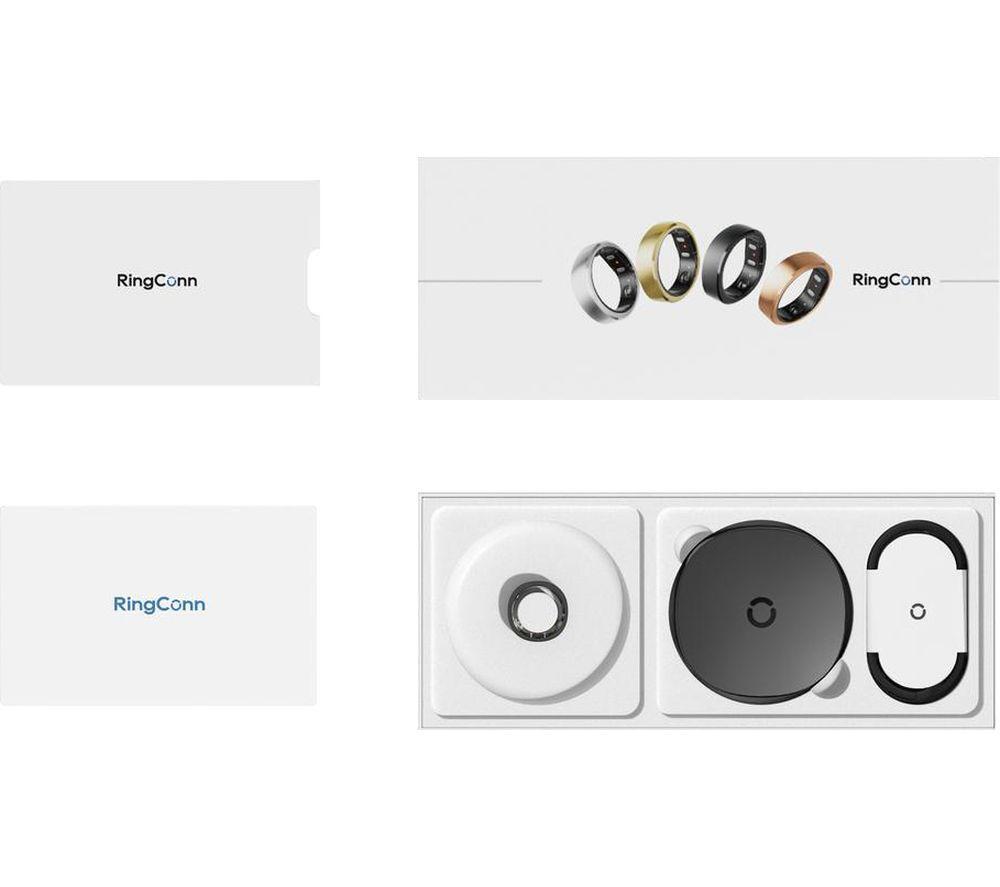 RINGCONN Gen 2 Smart Ring - Black, Size 12 image number 2 of 7