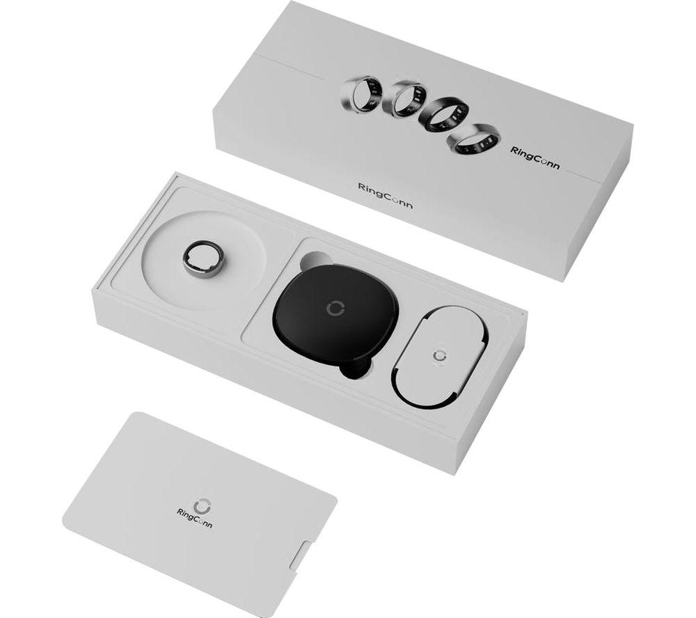 RINGCONN Gen 2 Smart Ring - Silver, Size 14 image number 2 of 5