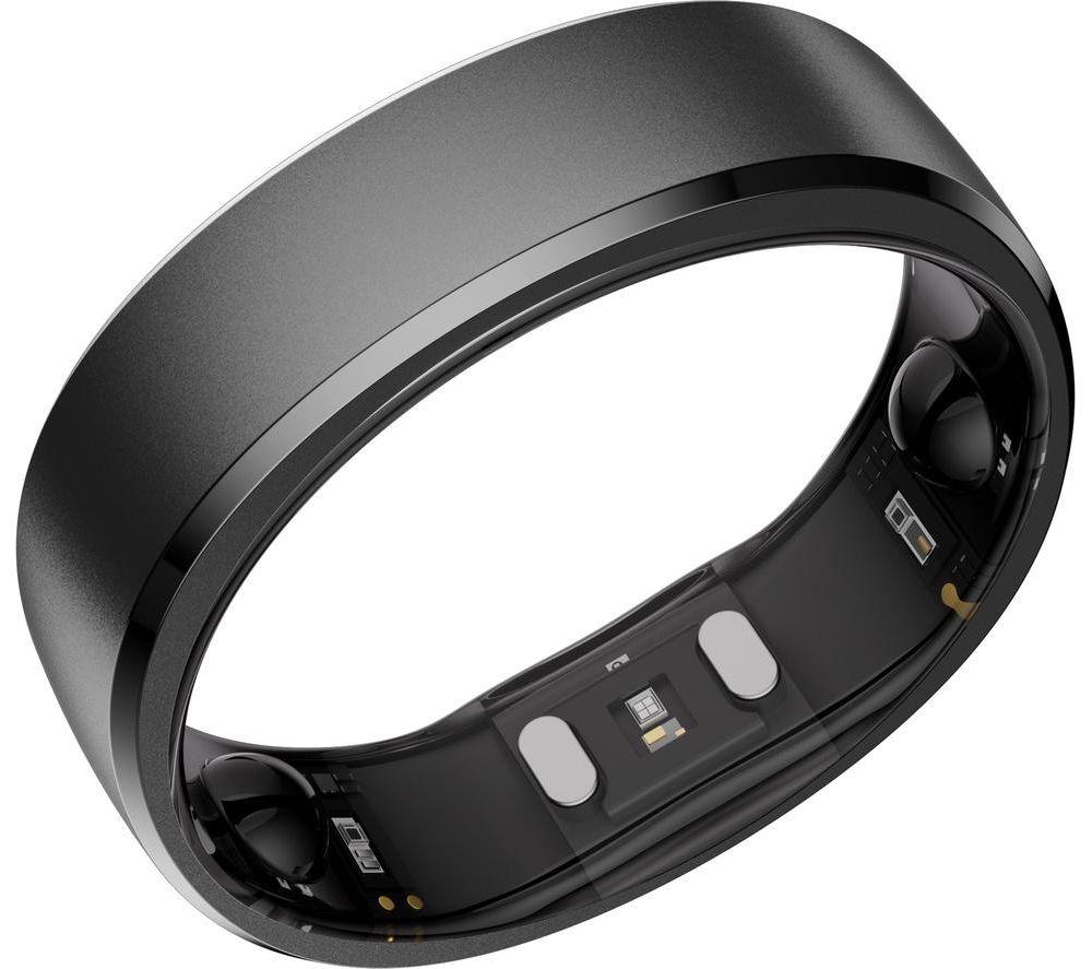 Ringconn Gen 2 Smart Ring - Matte Black, Size 14, Black