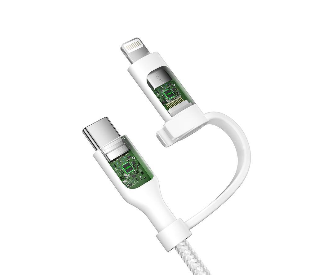 BELKIN BoostCharge Pro 2-in-1 Braided USB Type-C & Lightning Cable - 1.5 m image number 5 of 7