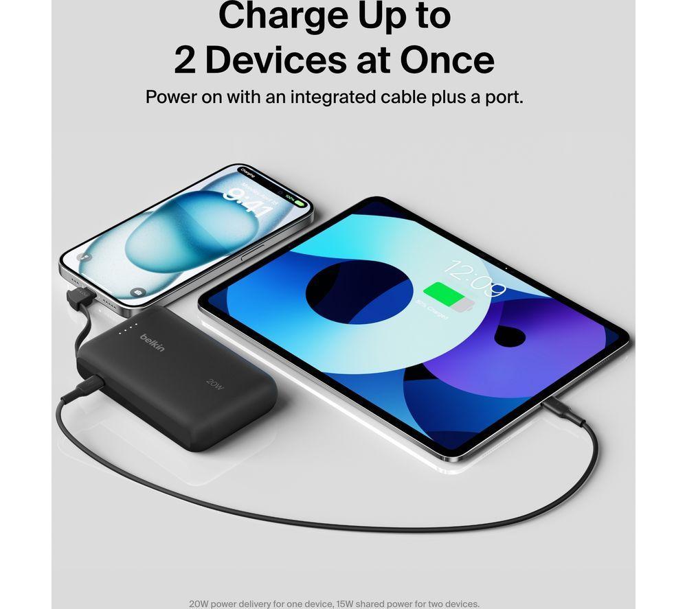 BELKIN BoostCharge 10000 mAh Portable Power Bank - Black image number 7 of 7