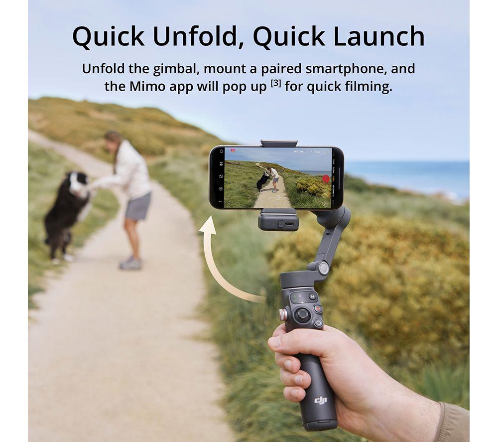 DJI Osmo Mobile 7 Pro Smartphone Gimbal - Dark Grey image number 4 of 10