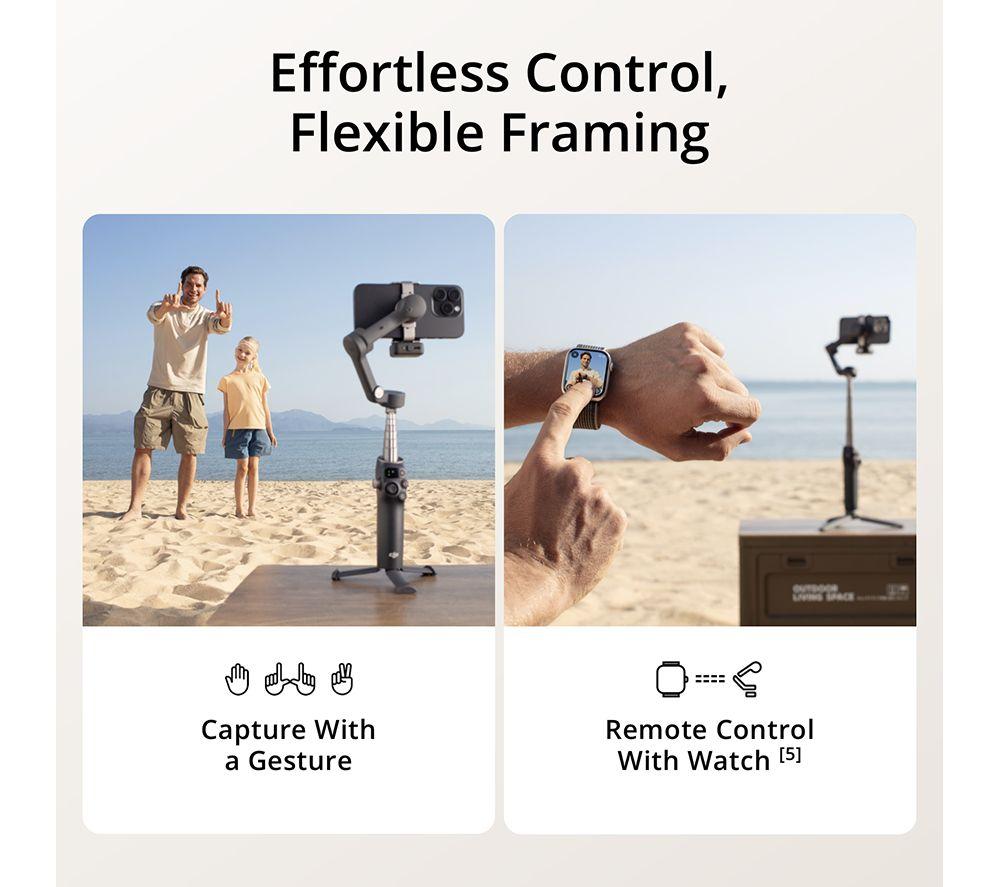 DJI Osmo Mobile 7 Pro Smartphone Gimbal - Dark Grey image number 7 of 10
