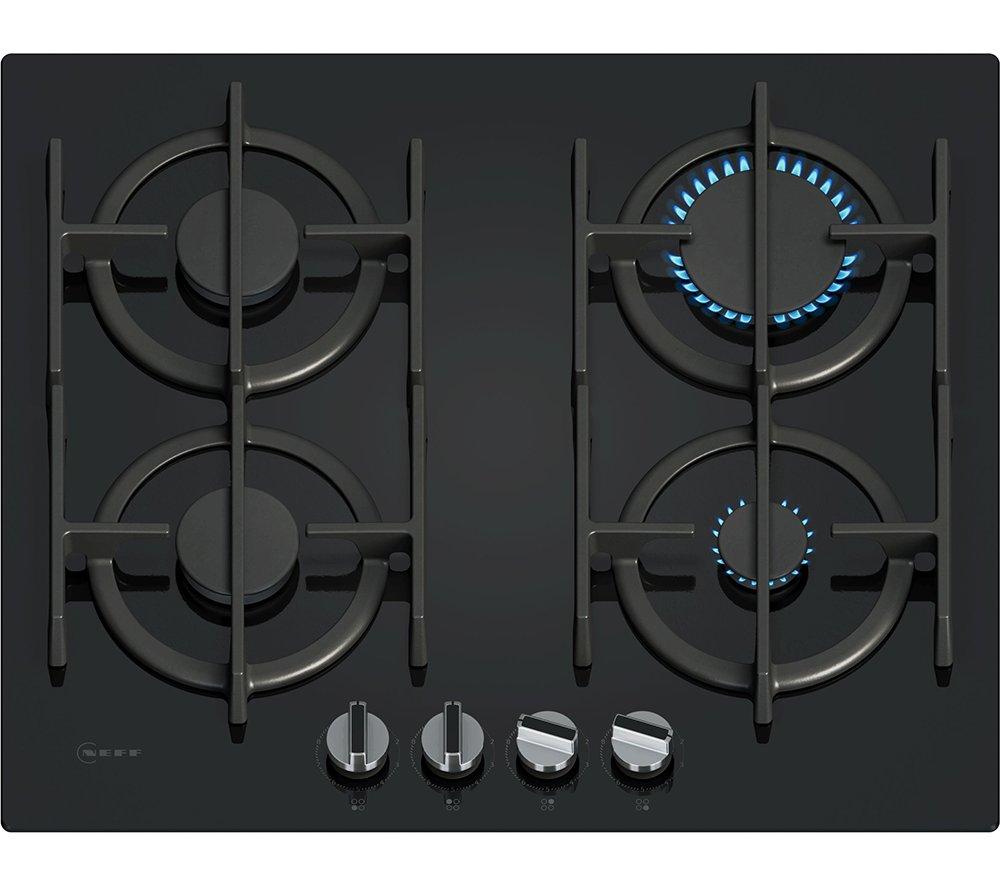 NEFF N70 T26PIP4S0 60 cm Gas Hob – Black, Black